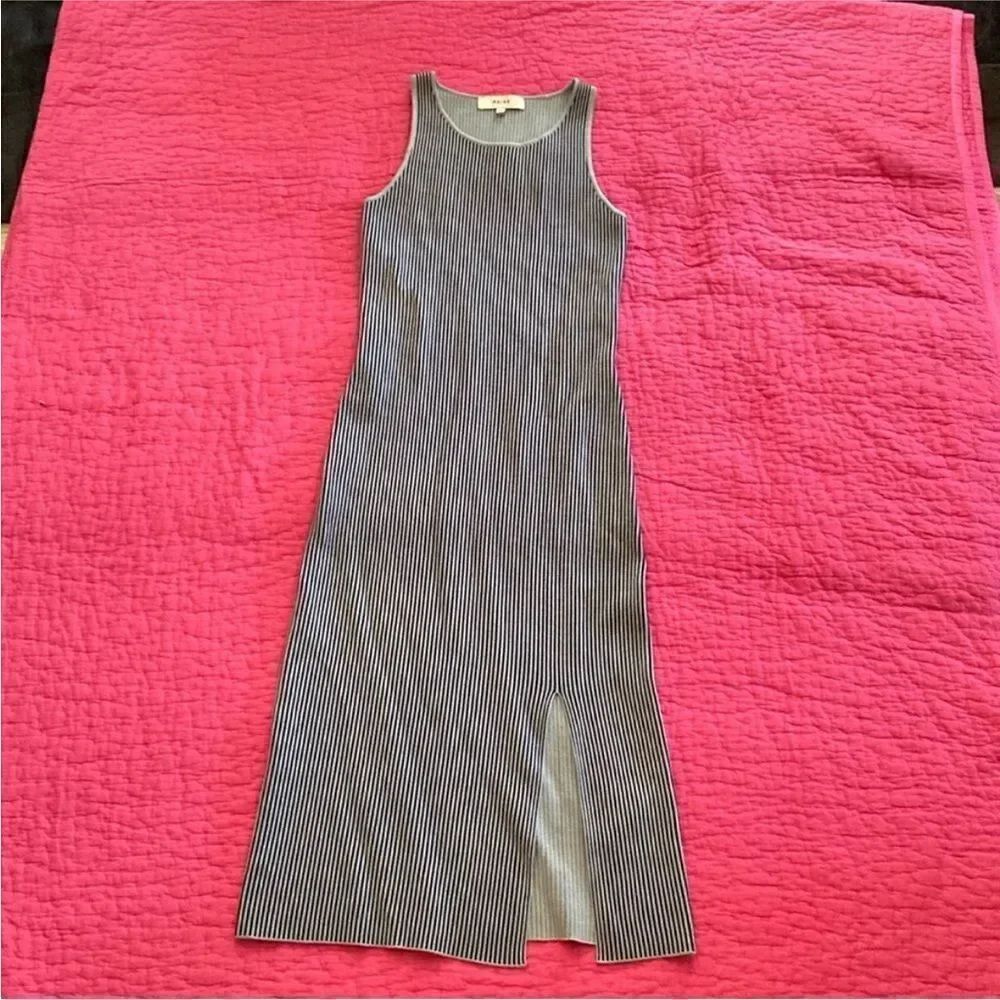 Reiss Striped Sleeveless  midi Dress, US0